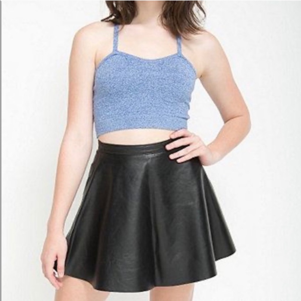 American apparel Lamb skin skirt